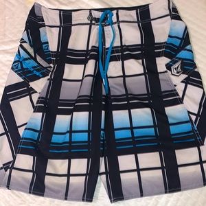 Vintage Volcom Flat Front Board Shorts